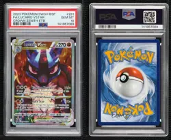 Lucario VSTAR Pokemon Sword & Shield Black Star Promo PSA 10 GEM MT - Image 3