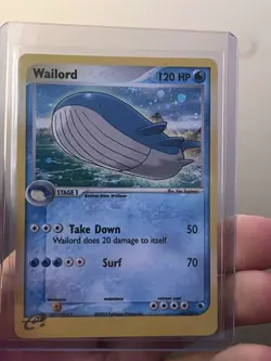 Pokemon TCG Wailord Ruby & Sapphire 14/109 Holo Rare 2003 120 HP English - Image 1