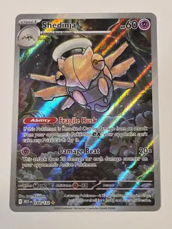 Shedinja 144/132 Mega Evolution NM Illustration Rare Pokemon TCG Full Art Nm - Image 1