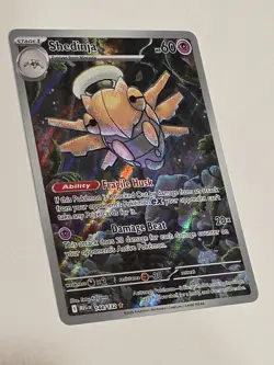 Shedinja 144/132 Mega Evolution NM Illustration Rare Pokemon TCG Full Art Nm - Image 4