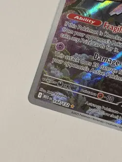 Shedinja 144/132 Mega Evolution NM Illustration Rare Pokemon TCG Full Art Nm - Image 5