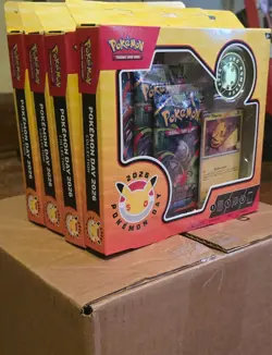 4x Pokemon TCG: Pokemon Day 2026 Collection Box Lot of 2 New/Sealed - Image 1