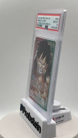 2022 One Piece OP01 EN Alternate Art Errata #003 Monkey D Luffy PSA 10 GEM MINT - Image 2