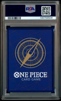 2025 One Piece OP13 ENGLISH 3rd Anniversary Gold #004 Shanks PSA 10 GEM MINT - Image 3