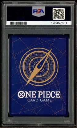 2023 One Piece EN Serialized Top Prize #120 Shanks 0206/1000 PSA 10 GEM MINT - Image 3