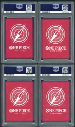 Lot (4) PSA 10 Sequential Cert One Piece 2nd Anniversary Set w/ Monkey D Luffy - Image 2