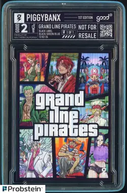 2024 Piggybanx Piggy Banx Grand Line Pirates BLACK LABEL Platinum 1/1 One Piece - Image 1