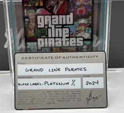 2024 Piggybanx Piggy Banx Grand Line Pirates BLACK LABEL Platinum 1/1 One Piece - Image 5