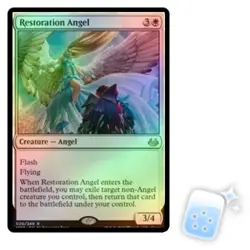 FOIL RESTORATION ANGEL Modern Masters 2017 Magic MTG MINT CARD - Image 1