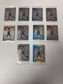 Lot of (10) One Piece Monkey D. Luffy US Voyage College Basketball Promo SEALED - Image 1