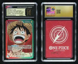 2025 One Piece Carrying on His Will Japanese Alt Art Monkey D Luffy CGC 10 - Image 3