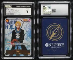 2025 One Piece Carrying on His Will OP13 Japanese SR Alt Art Sabo CGC 9 - Image 3