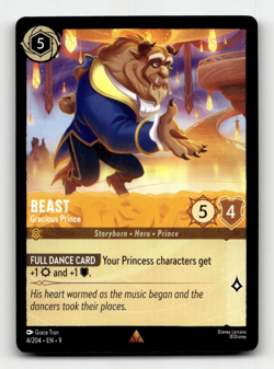 Disney Lorcana Beast - Gracious Prince 4/204 - Fabled - Image 1