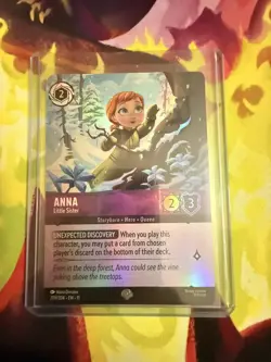 Anna - Little Sister (Epic) 209/204 Winterspell Holo Disney Lorcana - Image 1