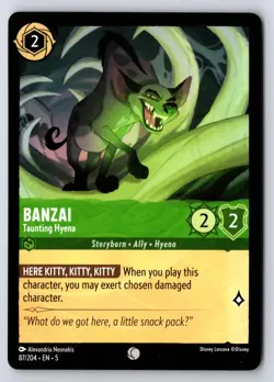 Banzai #87/204 Shimmering Skies Disney Lorcana - Image 1