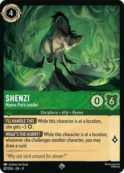 Shenzi Hyena Pack Leader Fabled Disney Lorcana - Image 1
