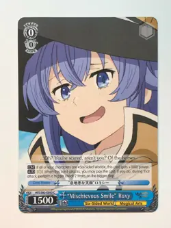 Weiss Mushoku Tensei Jobless Reincarnation "Mischievous Smile" Roxy C NM/M - Image 1