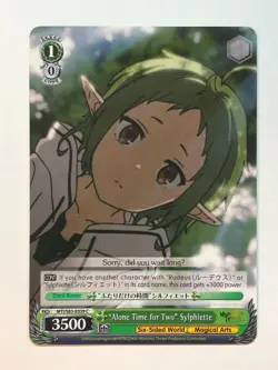 Weiss Mushoku Tensei Jobless Reincarnation "Alone Time for Two" Sylphiette NM/M - Image 1