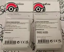 Pikachu Deck Sleeves Set Pokemon Card Game Official Unopened Collectible - Image 2