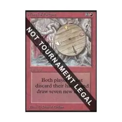 WOTC MtG Collector's Ed Wheel of Fortune (CE) (R) NM - Image 1