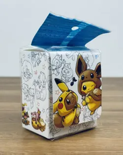 2019 Poncho Pikachu & Eevee Deck Box Pokemon Center Japan Original SEALED - Image 1