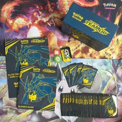 Pokemon Sun & Moon Team Up Pikachu 2019 ETB w/ Dividers & Sleeves *EMPTY* - Image 1