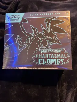 Pokemon TCG Mega Evolution Phantasmal Flames Elite Trainer Box - Image 1