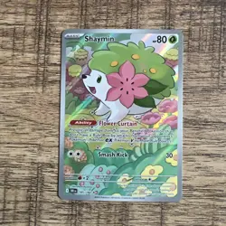 Pokemon Shaymin Illustration Rare SV10: Destined Rivals 185/182 MINT - Image 1