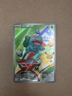 Pokemon Bulbasaur MEP 037 First Partner Illustration Rare Promo 30th Anniversary - Image 1