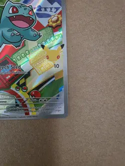 Pokemon Bulbasaur MEP 037 First Partner Illustration Rare Promo 30th Anniversary - Image 5