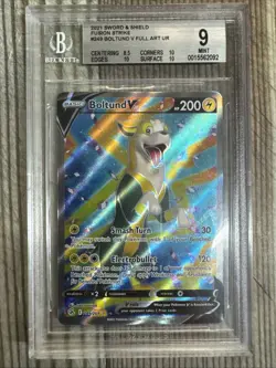 Boltund V 249/264 Pokemon TCG Fusion Strike Sword & Shield Full Art Rare BGS 9 - Image 1