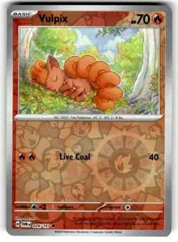 Reverse Holo Vulpix 026/167 Common Twilight Masquerade Pokemon TCG - Image 1
