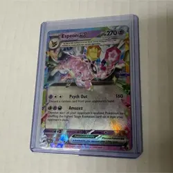 Pokemon TCG Espeon ex Sv: Prismatic Evolutions Holo Double Rare 034/131 EX - Image 1