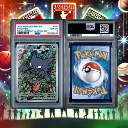 2025 POKEMON MEP EN HAUNTER MEGA GENGAR ex MEGA BD #027 PSA 8 - Image 1