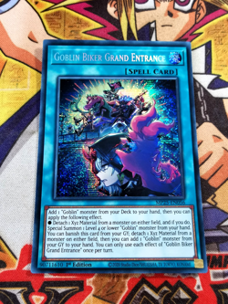 Goblin Biker Grand Entrance mp25-en056 1st (NEW) Prismatic-Secret Rare Yu-Gi-Oh! - Image 1