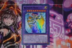 1X RAINBOW NEOS LCGX-EN074 SUPER 1ST NEAR MINT YUGIOH - Image 1