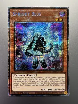 Yugioh - Spright Blue Starlight Rare RA05-EN021, Near Mint, 1st Edition - Image 1