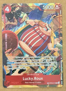 One Piece TCG Lucky.Roux (Treasure Rare) OP09-015 English Edition - Image 1