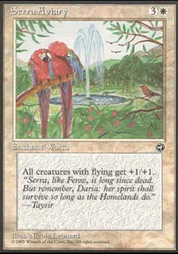 Serra Aviary - Medium Play MTG Homelands - Image 1