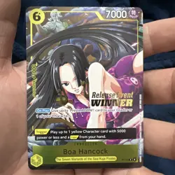 One Piece TCG Boa Hancock (P - 115) Release Event Winner Promo Mint! - Image 1