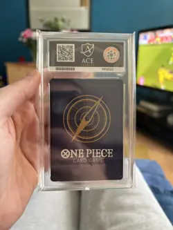 Monkey.D.Luffy OP09-119 SEC Emperors In The New World One Piece ACE 10 Graded - Image 4