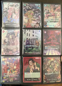 One Piece OP07 Japanese 500 Years Into The Future Master Set NM 100% - Image 1