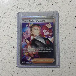 Pokemon TCG Destined Rivals Team Rockets Giovanni Card 238/182 - Image 1
