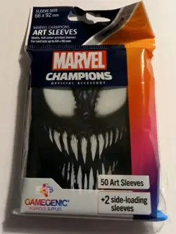 Marvel Champions The Card Game Venom Art Sleeves LCS LCG 51 Pack Spider-Man New - Image 1
