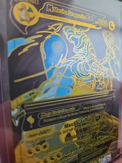Mecha Dragonite EX Black Foil Fan Art Collector Pokemon Card 005/015 Mecha Armor - Image 4