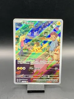 2023 Pokemon SV 151 Mew en Pikachu TCG Card #173/165 - Image 1