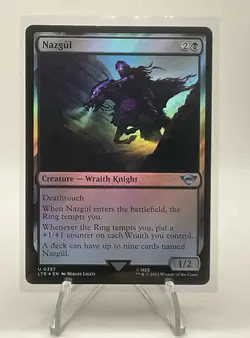 Nazgul (0337) #337 (Foil) (NM) Lord of the Rings LTR Magic MTG - Image 1