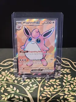 Wigglytuff ex 187/165 SV 151 Ultra Rare Full Art Pokemon Card Mint NM - Image 1