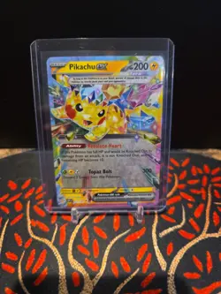 Pokemon Pikachu EX TCG Sv08: Surging Sparks Double Rare Holo Card 057/191 - Image 1