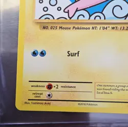 Surfing Pikachu 111/108 Secret Rare XY Evolutions Pokemon Card - Image 5